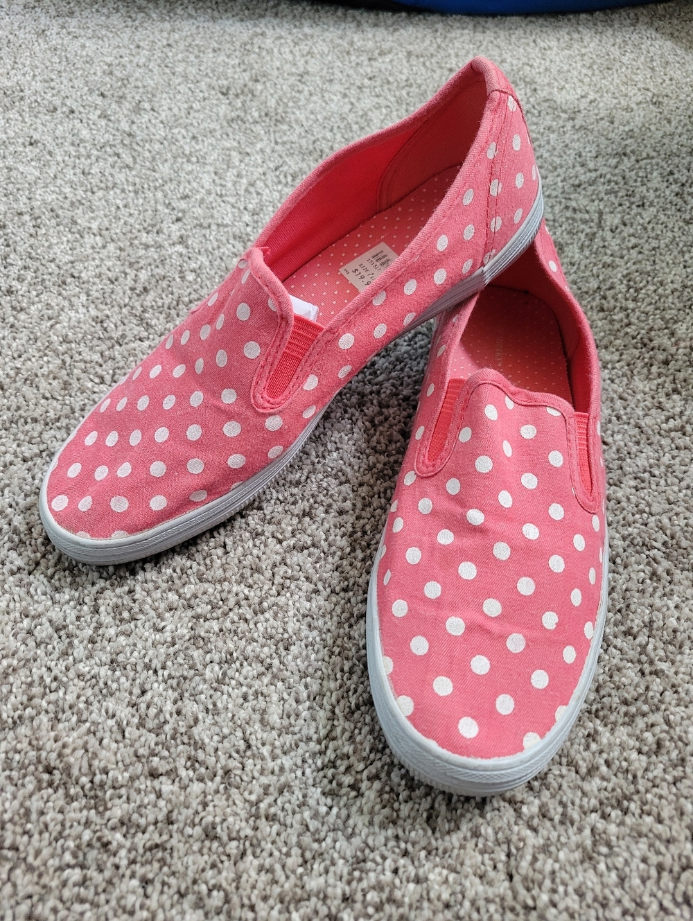 New Polka Dot Coral Sneakers